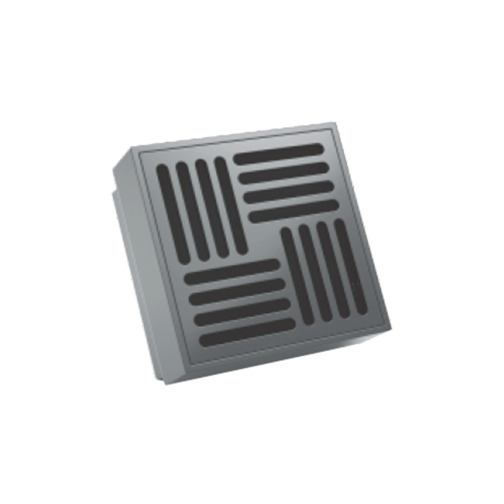 Трап 100*100 верт.нерж.сталь черный №10Valfex - фото - 1