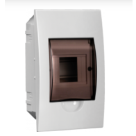Корпус пластиковый KREPTA 3 ЩРВ-Пк-4 IP41 черная дверца - 1 Корпус пластиковый KREPTA 3 ЩРВ-Пк-4 IP41 черная дверца - фото - 1