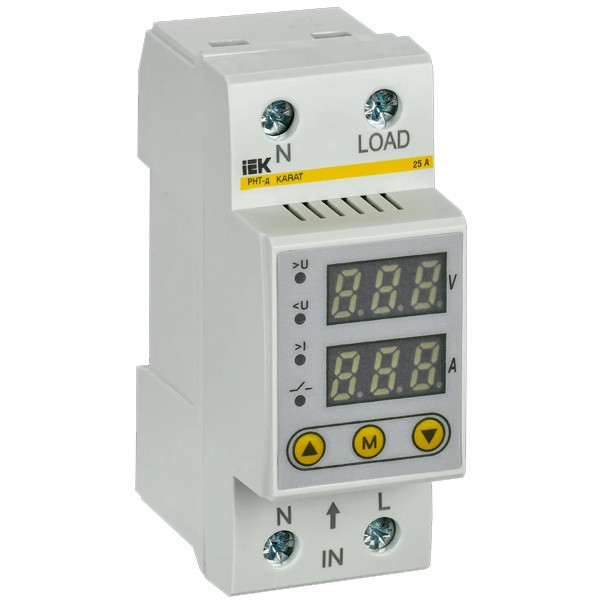 Реле напряжения и тока РНТ-д однофазное 36мм  25А - фото - 1