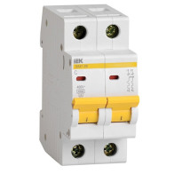 Автомат ВА47-29 2Р 25А 4,5кА х-ка IEK - фото - 1