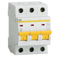 Автомат ВА47-29 3Р 6А 4,5кА х-ка IEK - фото - 1