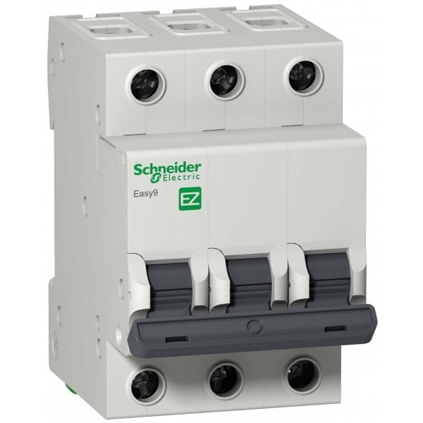 Автомат 3П 63А С4,5кА х-ка Schneider Electric EASY 9 EZ9F34363 - фото - 1
