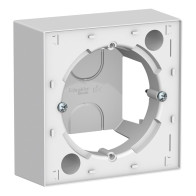 Коробка 1 пост для накладного монтажа SE AtlasDesign белая ATN000100 - фото - 1
