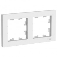 Рамка AtlasDesign 2-мест.белая универс. ATN000102 - фото - 1