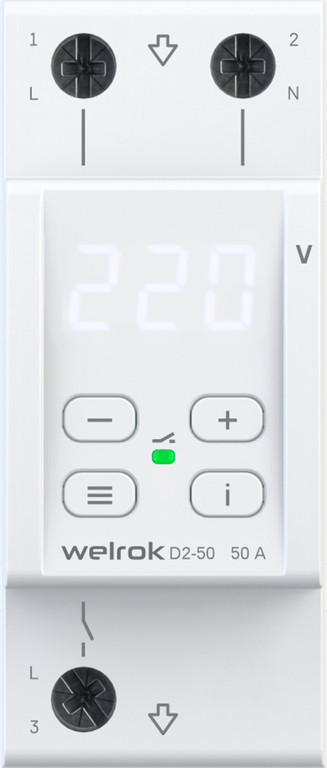 Реле напряжение Welrok D2-50 - фото - 1