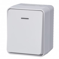 Выключатель AtlasDesign Profi54 1-кл.с подсветкой 10 АХ,БЕЛЫЙ, открытая установ.ATN540113 - 1 Выключатель AtlasDesign Profi54 1-кл.с подсветкой 10 АХ,БЕЛЫЙ, открытая установ.ATN540113 - фото - 1