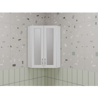 Подвесной шкаф Style Line 450/800 угловой (стекло) - фото - 1