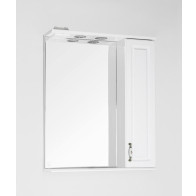 Зеркальный шкаф Style Line Олеандр-2 65/С, белый - фото - 1