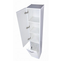 Колонна универсальная "Каре 30 L" с корзиной, Люкс белая, PLUS - фото - 1