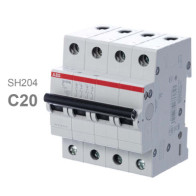 Автомат АВВ 4Р SH204L С20А - фото - 1