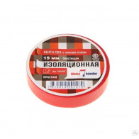 Изолента ПВХ 15мм*20м.красная(15431) - фото - 1