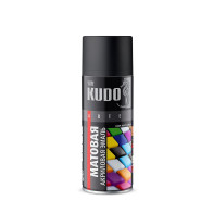 Эмаль KUDO универс.раективный черн.520мл.KU-09005 - фото - 1