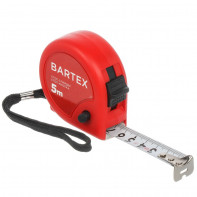 Рулетка 5м*19мм Bartex с фикс.и кнопкой(310329) - фото - 1
