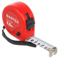 Рулетка 7,5м*25мм Bartex с фикс.и кнопкой(310330) - фото - 1