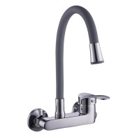 Смесит.настенный д/умывальника хром-серый (PD46001-12) - фото - 1