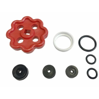 Ремкомпл. для вентилей ДУ 15,20,25 "Ромашка" красная 8108 - фото - 1