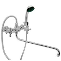 Смеситель для ванны ЦС-СМ 295-4 керамика, стар.образца 7934/7937 - фото - 1