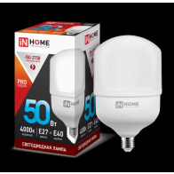 Лампа св.диодн.IN HOME 50Вт 230В 4000К Е27-Е40 (31118) - фото - 1