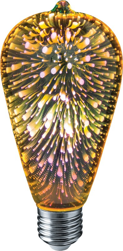 Лампа св/диод.NLL-3D-ST64 4W 230V E27 серебристый Navigator 61486 - фото - 1