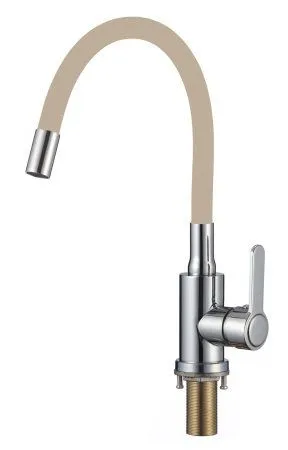 Смеситель д/кухни с гибк.изл.беж.S-3002A12 - фото - 1