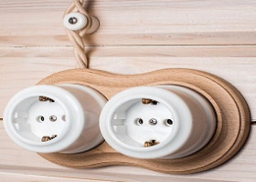 Розетка  для бани сауны