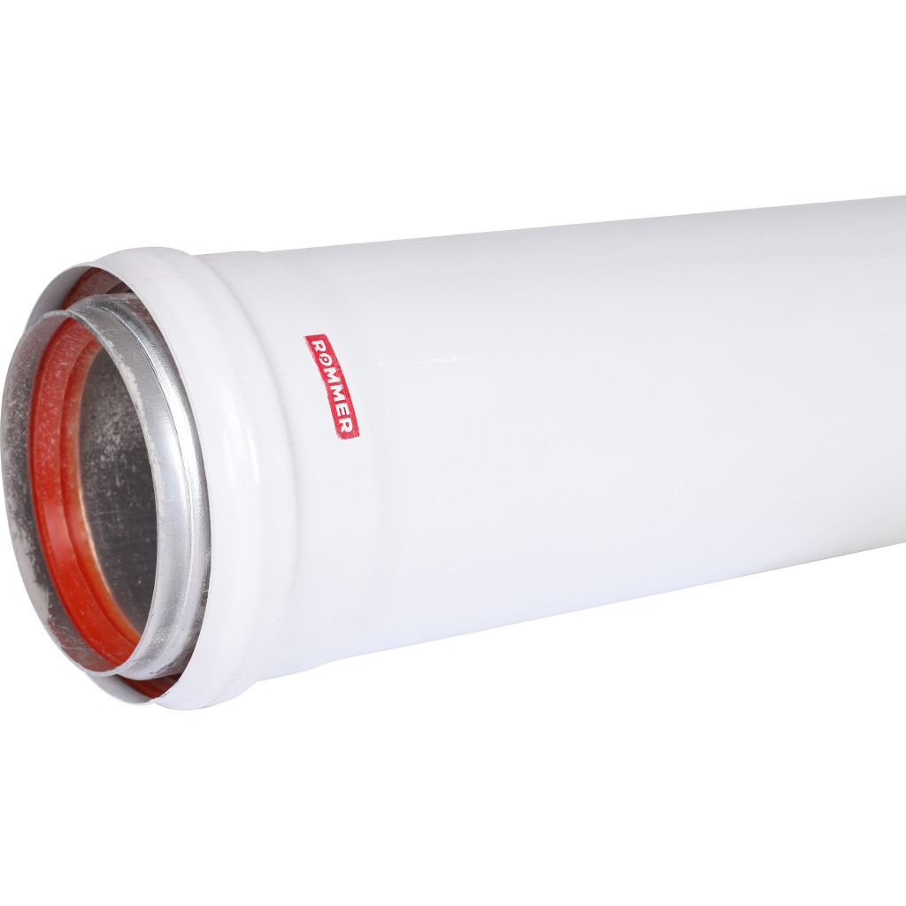Коакс.труба 60/100 1000мм ROMMER (RCA-6010-001000) - фото - 1