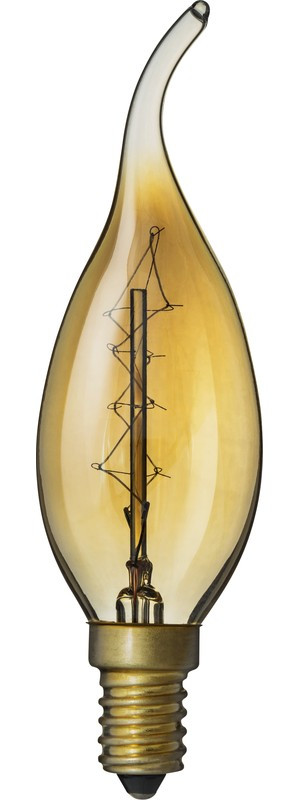 Лампа накал.свеча на ветру NI-V-FC-C 40W 230V E14 Navigator 71952 - фото - 1