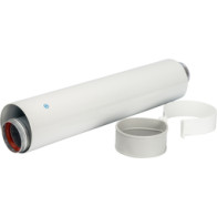 Коакс.труба 60/100 500мм ROMMER (RCA-6010-000500) - фото - 1